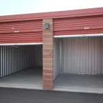 Airport landing storage unit interior